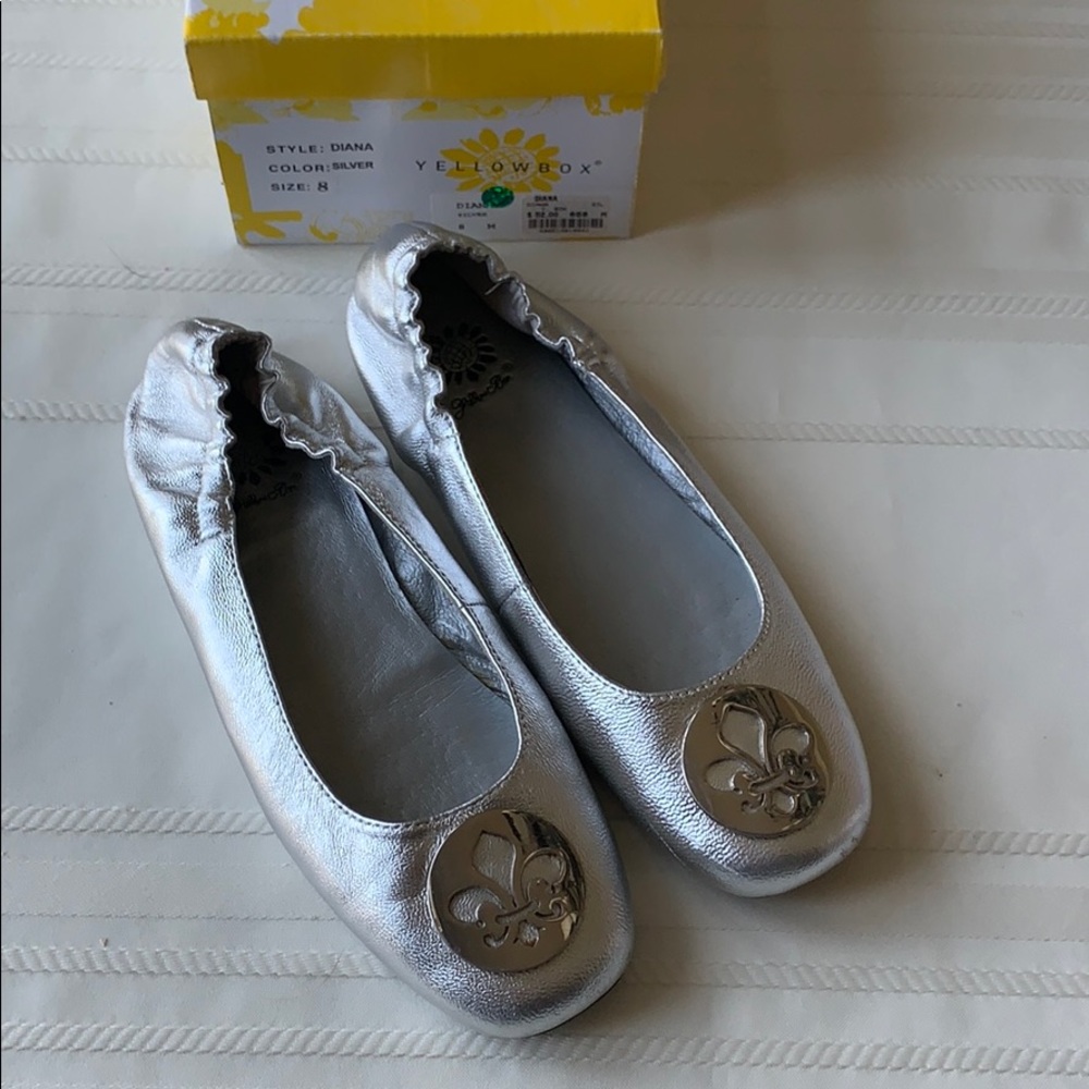 Yellow Box Diana silver slipper